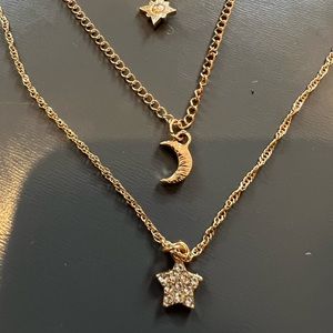 3-later pendant necklace